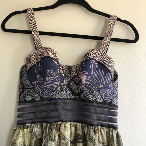 Maaji Back Tie Mini Dress Size Large - Picture 4 of 9